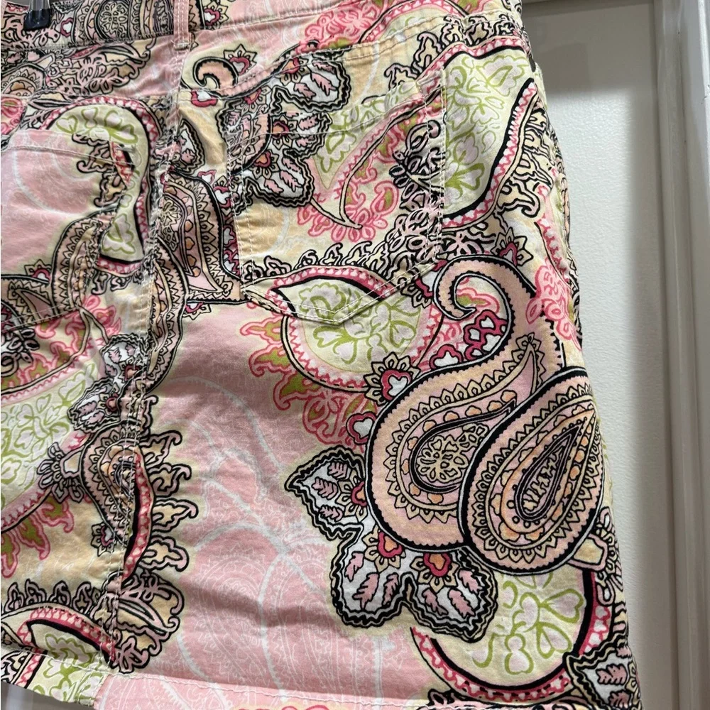 Croft & Barrow Paisley Women's Skort Size 8 - Picture 6 of 12